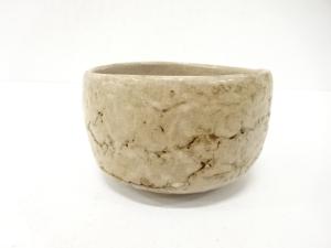 作家物　灰釉　茶碗